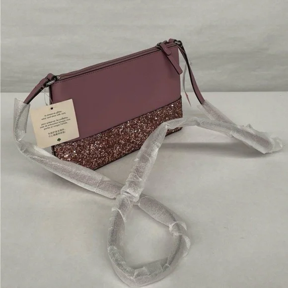 Kate Spade Mauve and Glitter Crossbody - Picture 2 of 6